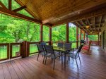 Take Me to the River Back Deck Dining Area